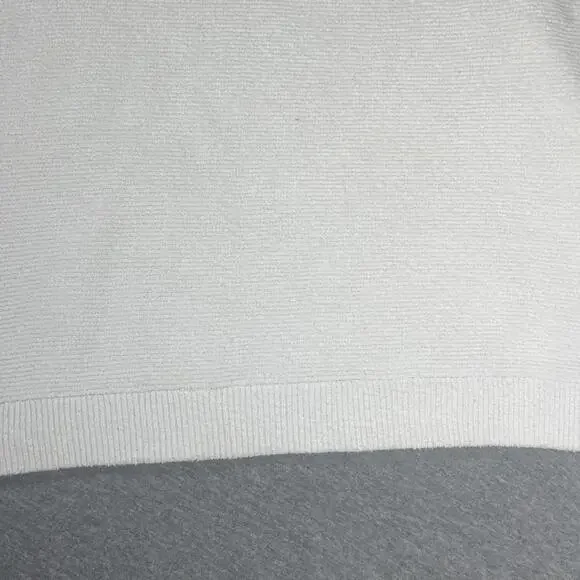 Free People Ottoman Slouchy White Turtleneck Sweater Woman's Medium RN: 66170 - Picture 6 of 9